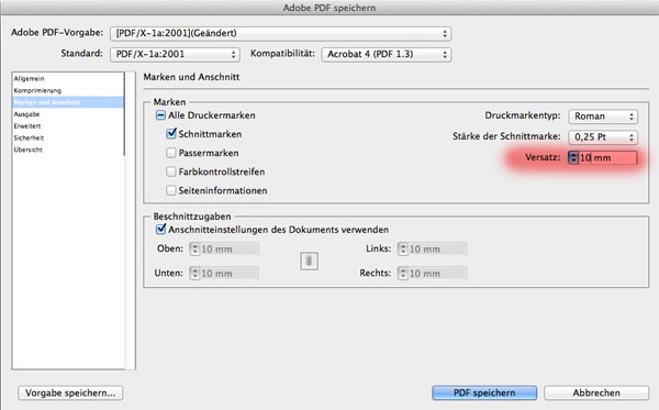 schnitmarkenversetzen
